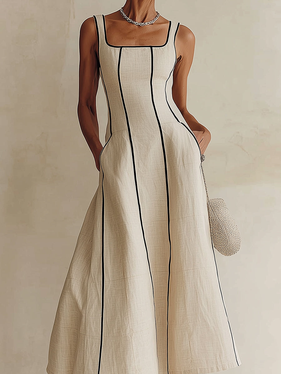 Delia A-Line Maxi Dress
