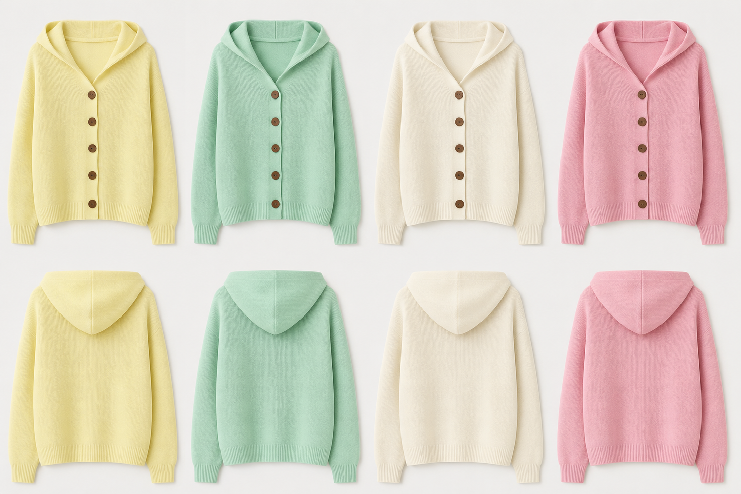 Zulo Cotton Hooded Cardigan