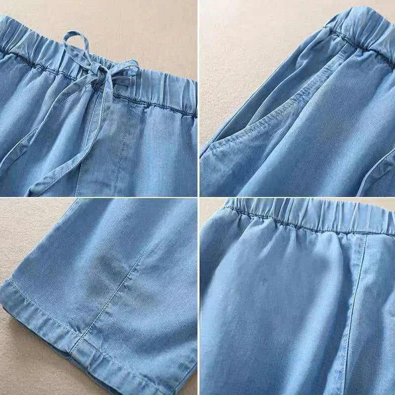 Sutton Drawstring Denim Pants