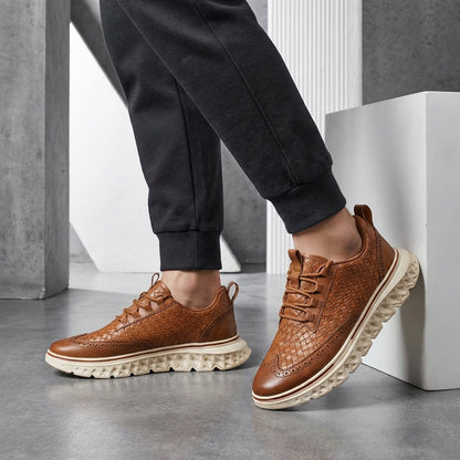 Bramwell Leather Trainer