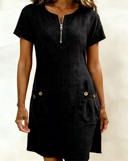 Elise Linen Dress