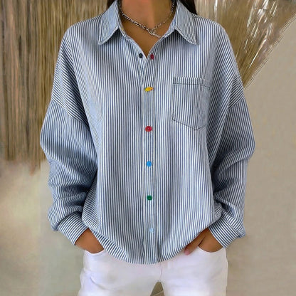 Julie Striped Blouse