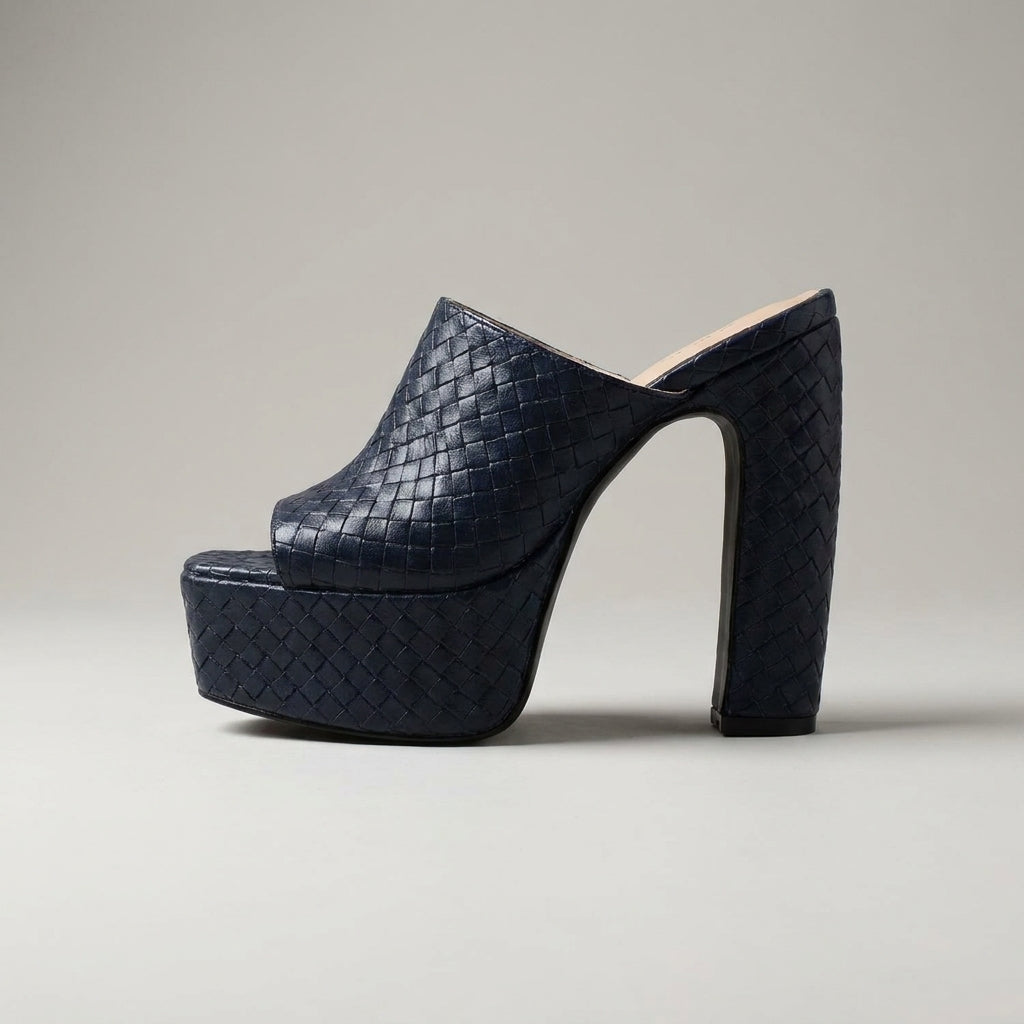 Nia Block-Heel Mules