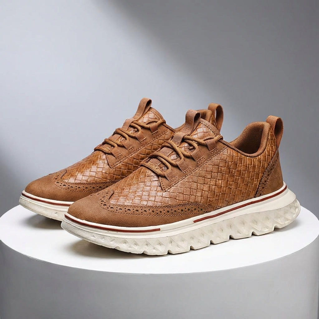 Bramwell Leather Trainer