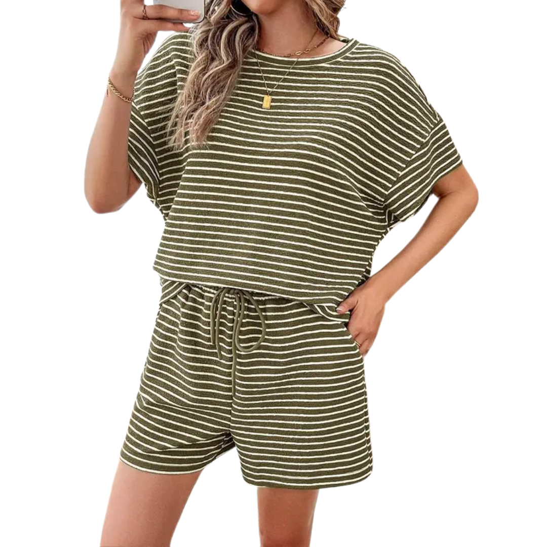 Winnie Striped Lounge Set