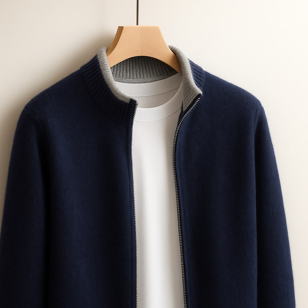 Alessio Zip Cardigan