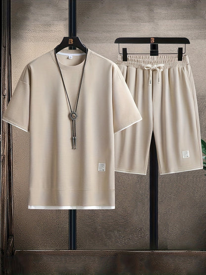 Nolan Waffle-Knit Lounge Set
