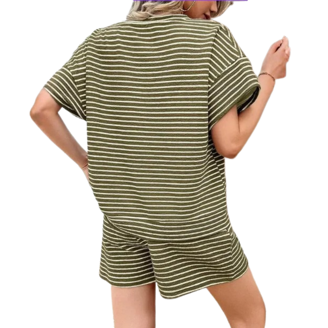 Winnie Striped Lounge Set