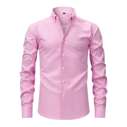 Aurelio Striped Stretch Shirt