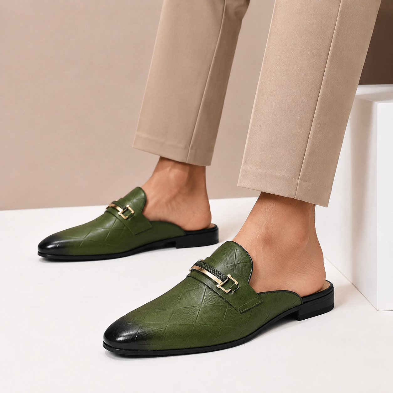 Emerson Leather Mules