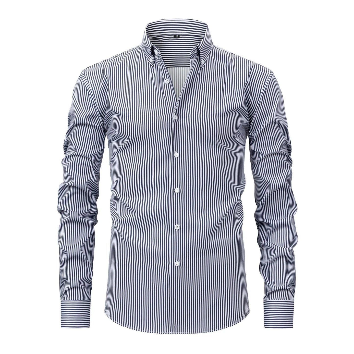 Aurelio Striped Stretch Shirt