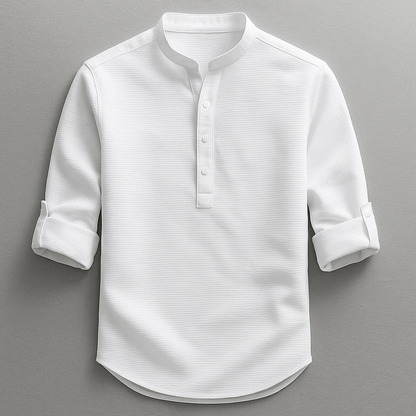 Tobias Textured Henley Shirt