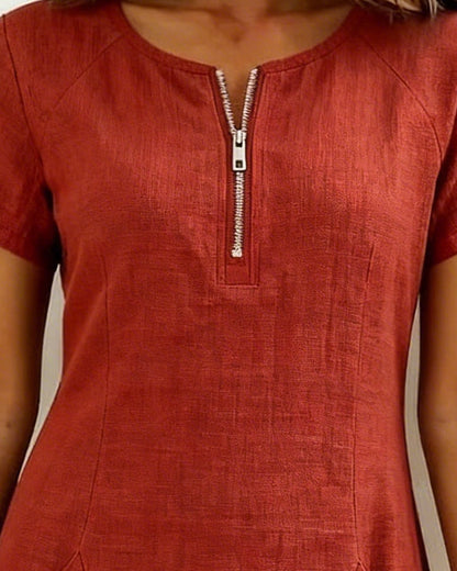 Elise Linen Dress