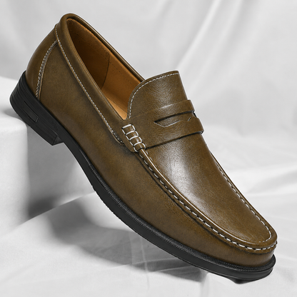Callum Leather Penny Loafers