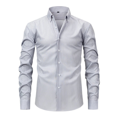 Aurelio Striped Stretch Shirt