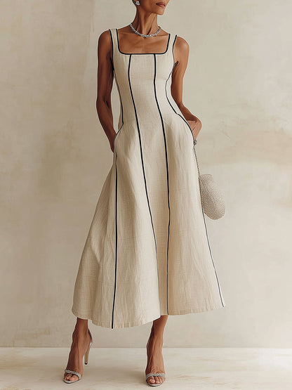 Delia A-Line Maxi Dress