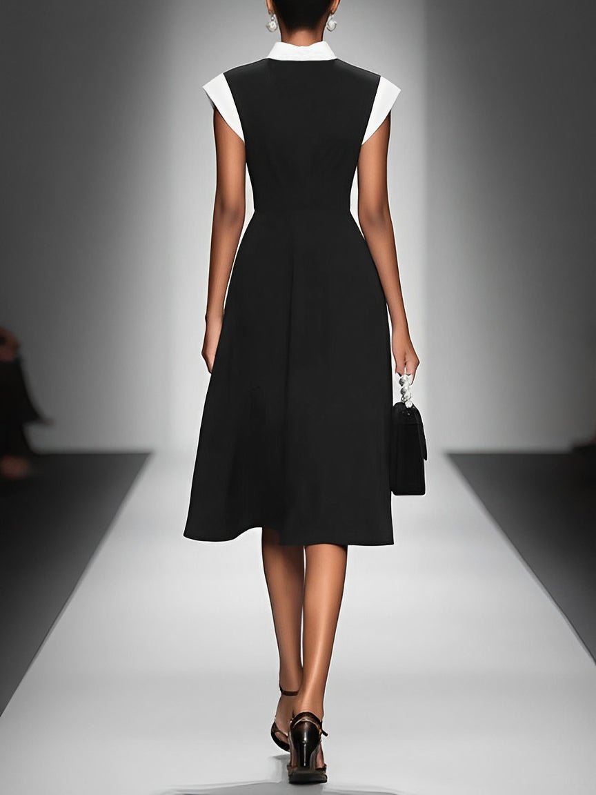 Maeve Colourblock Midi Dress
