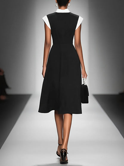 Maeve Colourblock Midi Dress