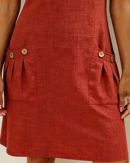 Elise Linen Dress