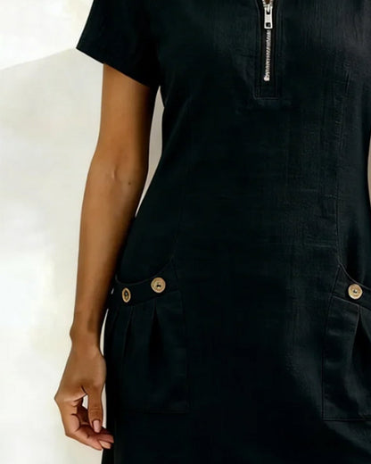 Elise Linen Dress