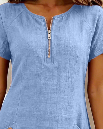 Elise Linen Dress