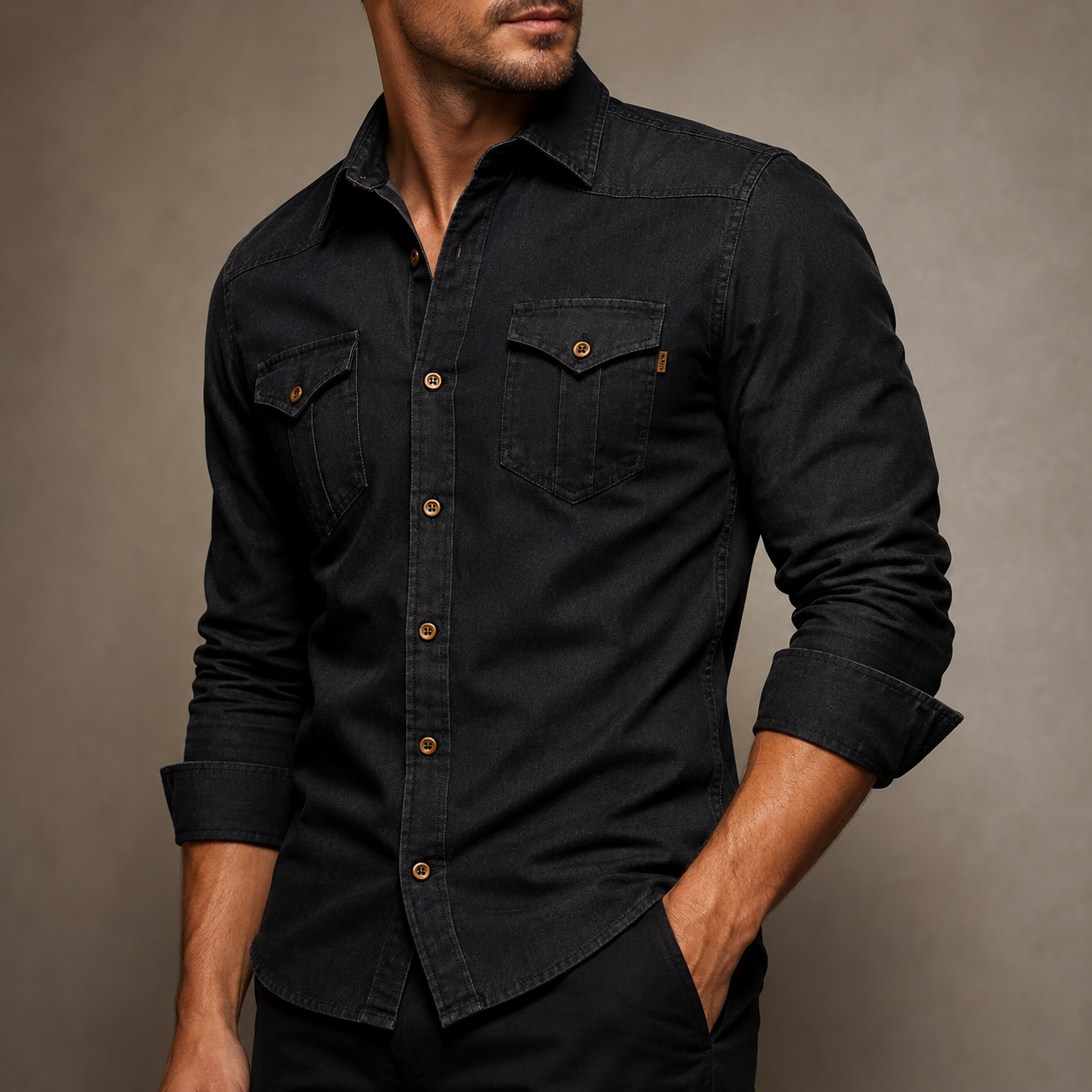 Sawyer Cotton Denim Shirt