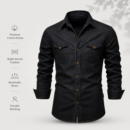 Sawyer Cotton Denim Shirt