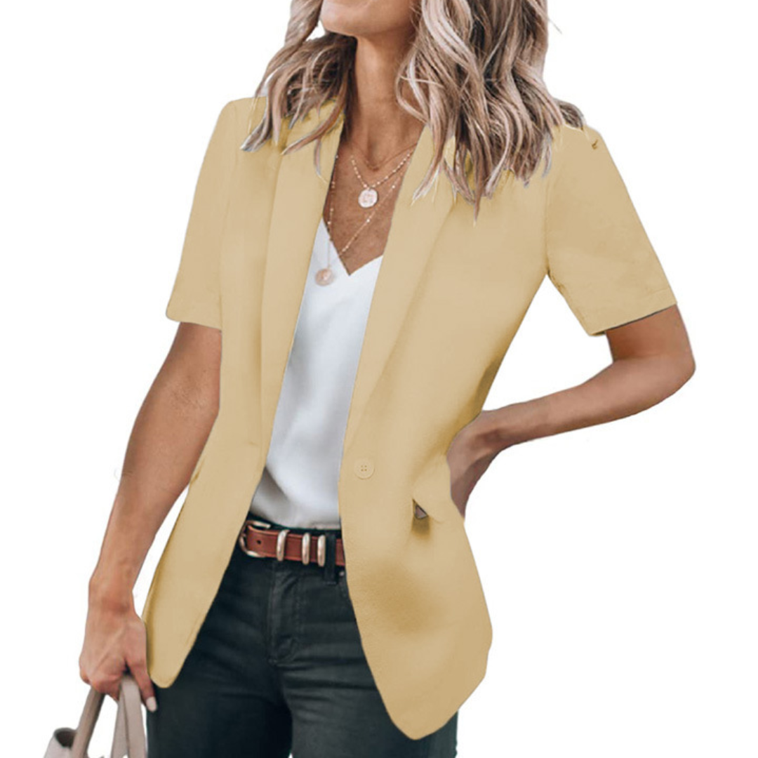 Cordelia Short-Sleeve Blazer