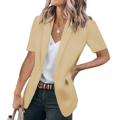 Cordelia Short-Sleeve Blazer