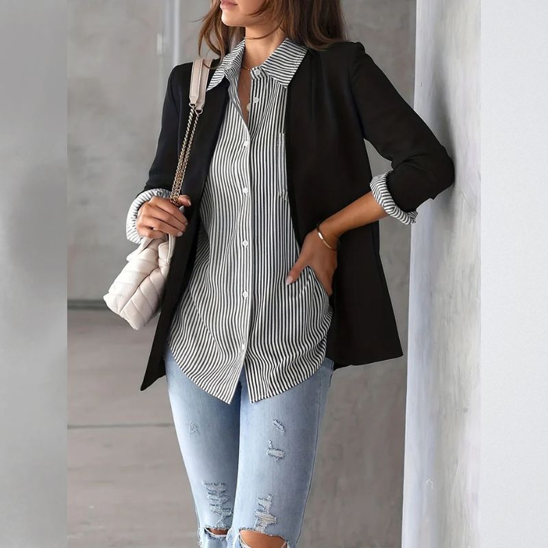 Priya Striped Relaxed Shirt