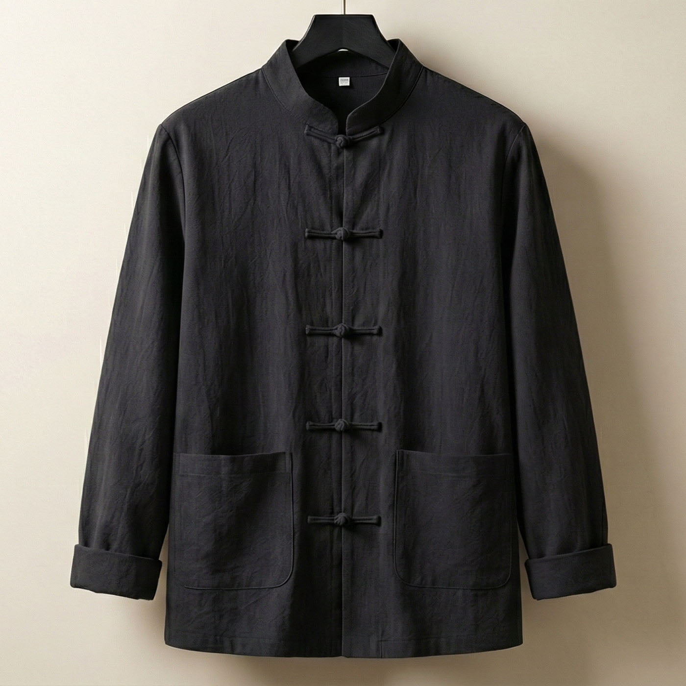 Domenico Linen-Blend Mandarin Jacket