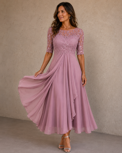 Arabella Lace Midi Dress