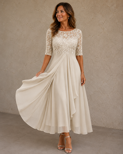 Arabella Lace Midi Dress