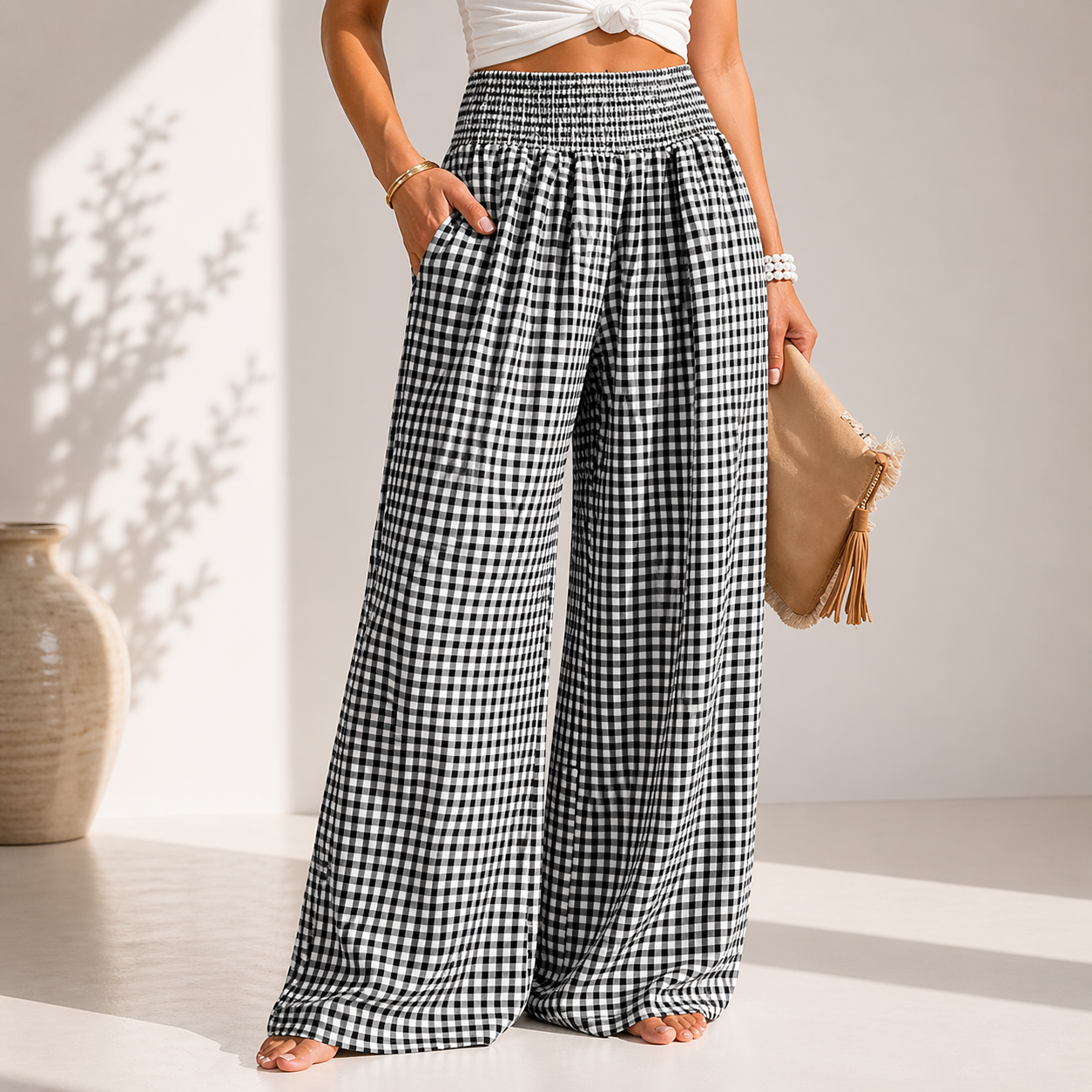Isla Gingham Pants