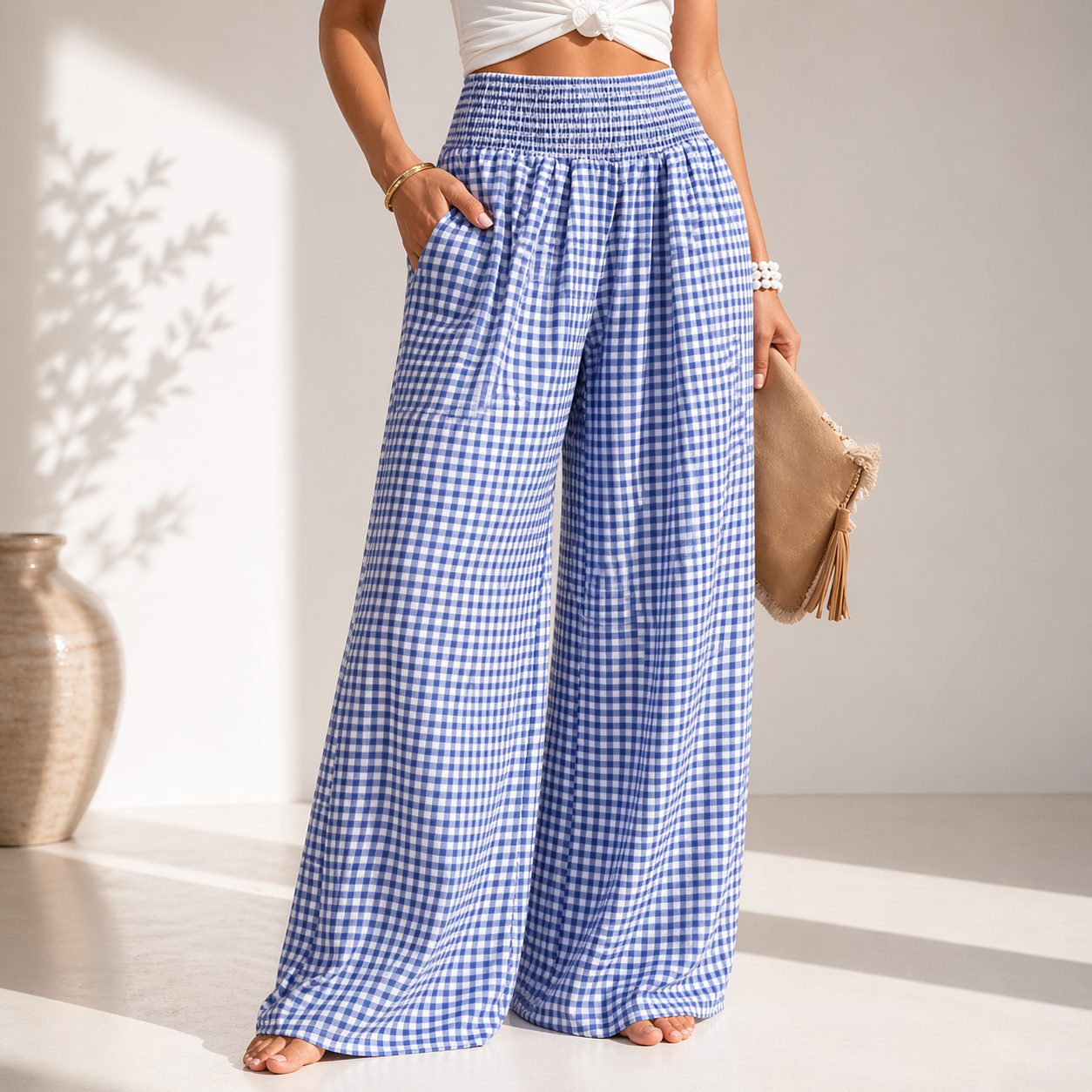 Isla Gingham Pants