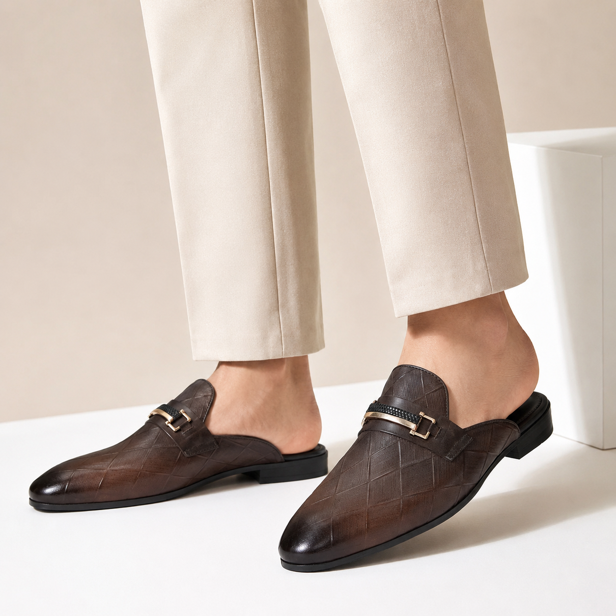 Emerson Leather Mules