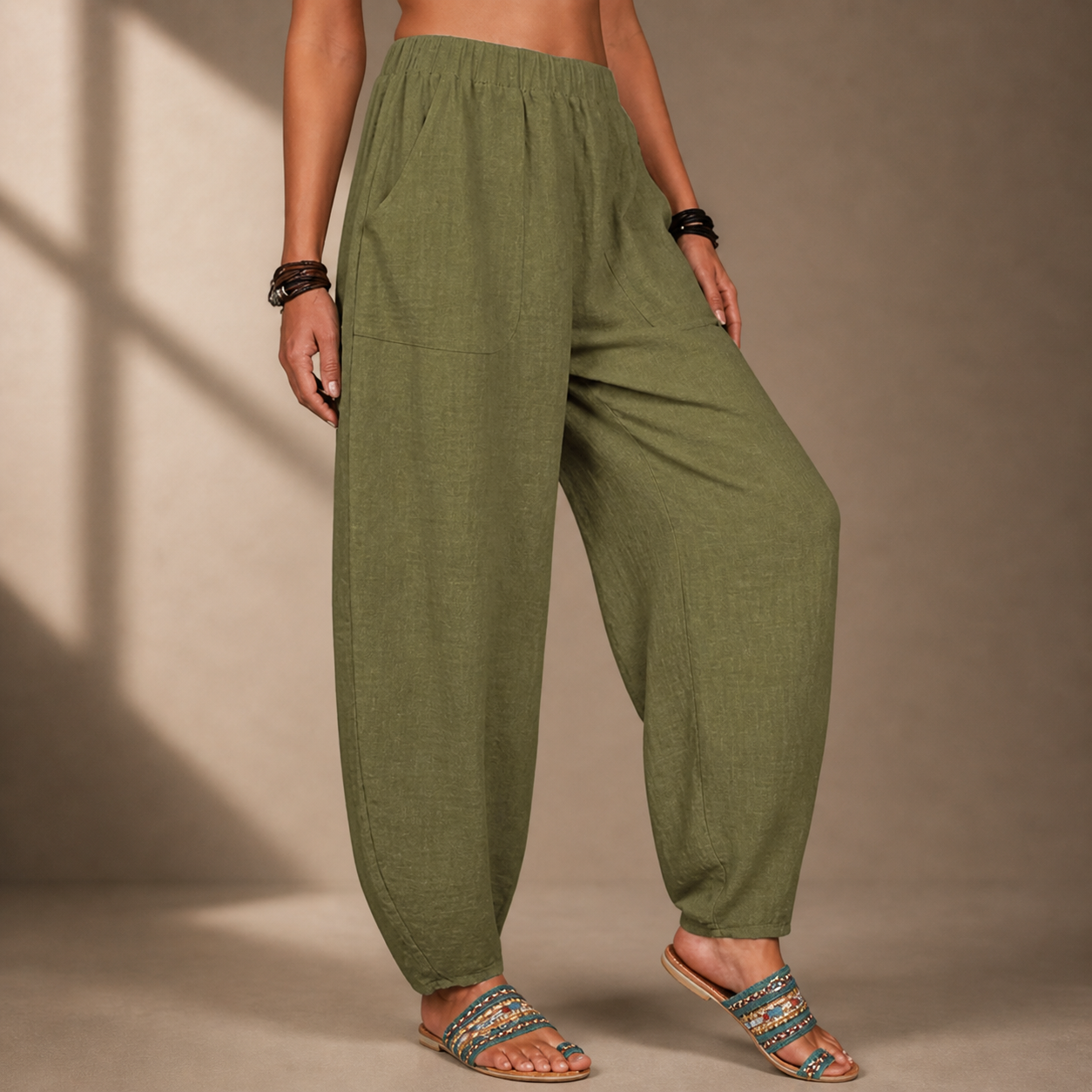 Noelle Relaxed Linen Pants