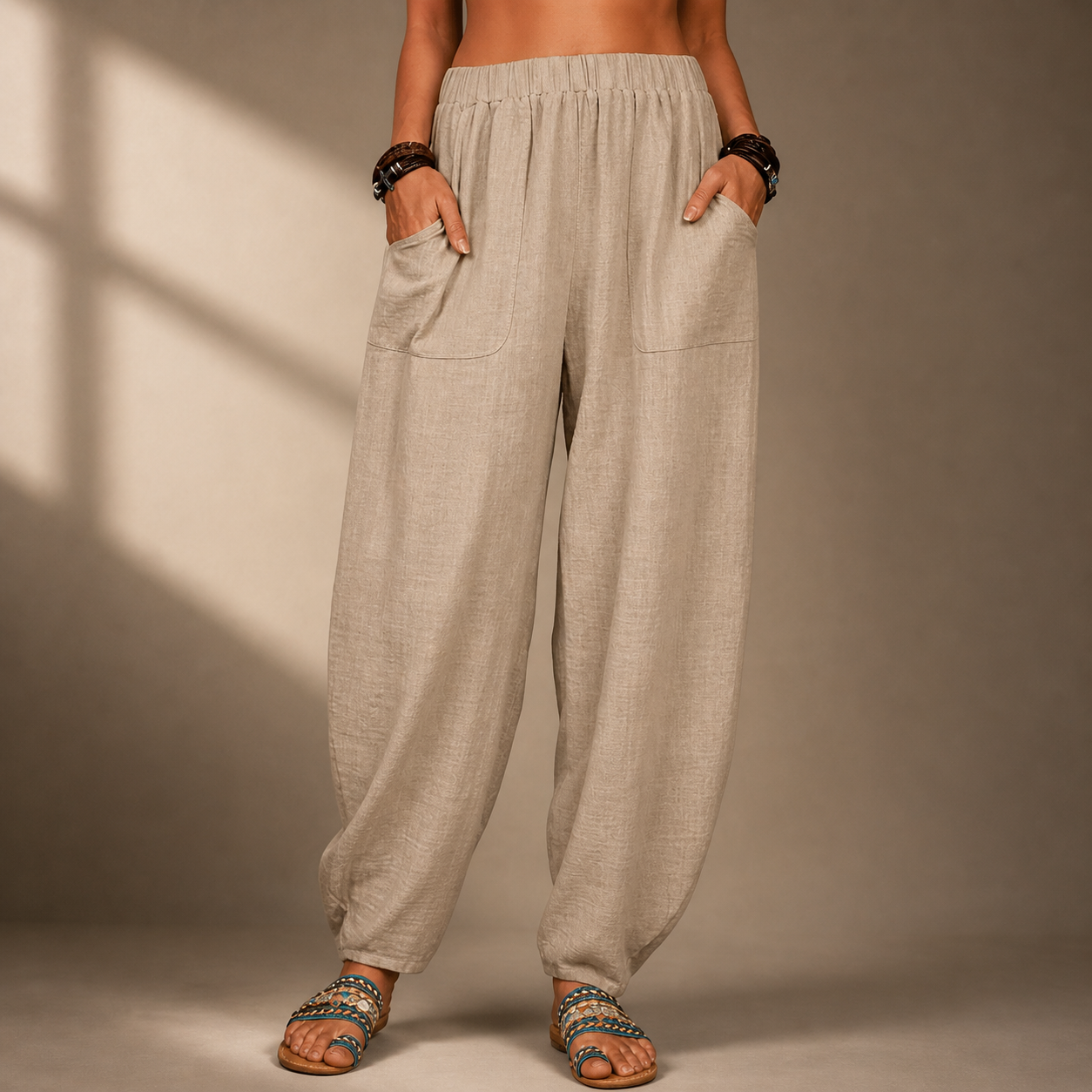 Noelle Relaxed Linen Pants