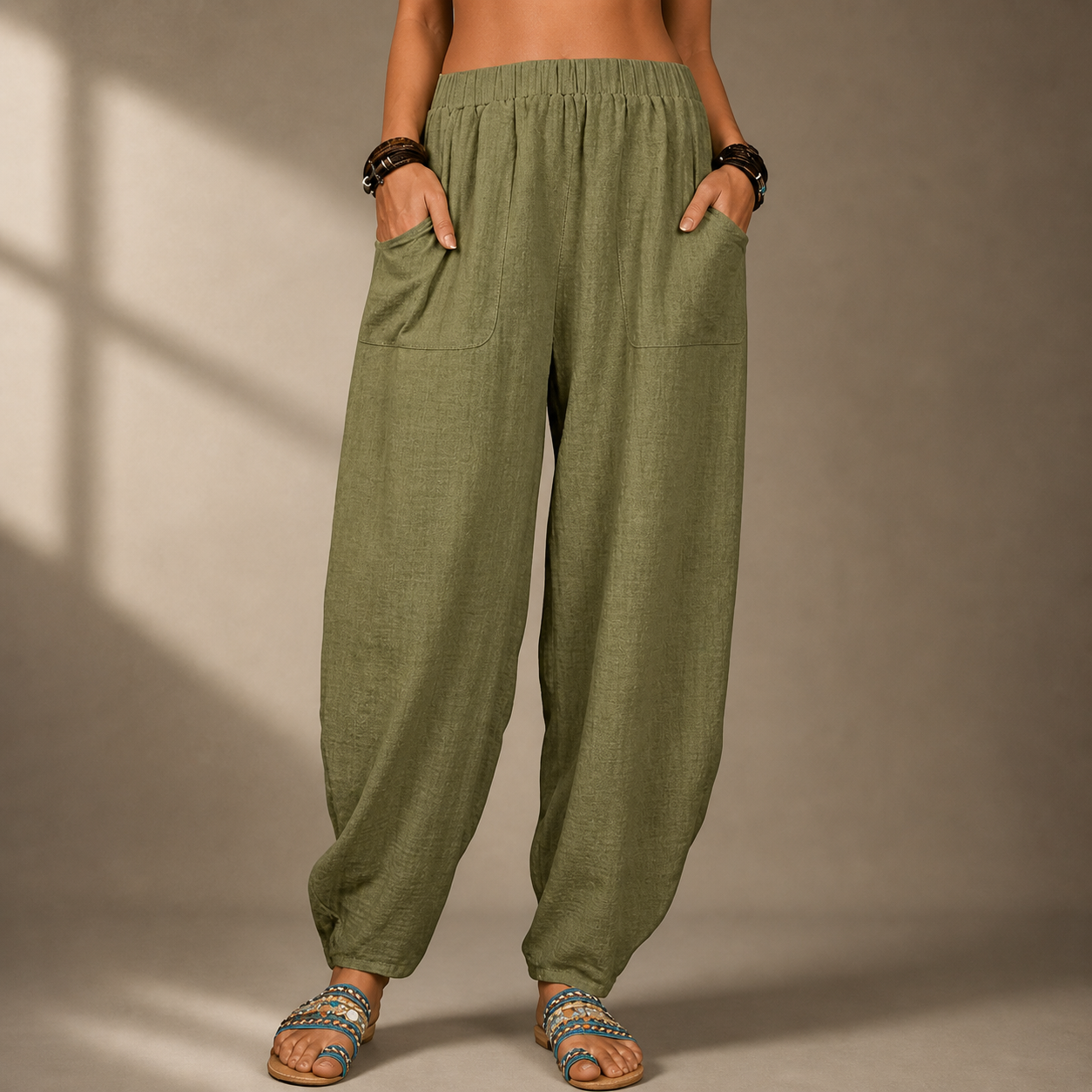 Noelle Relaxed Linen Pants