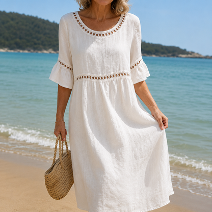 Vivienne Linen Maxi Dress