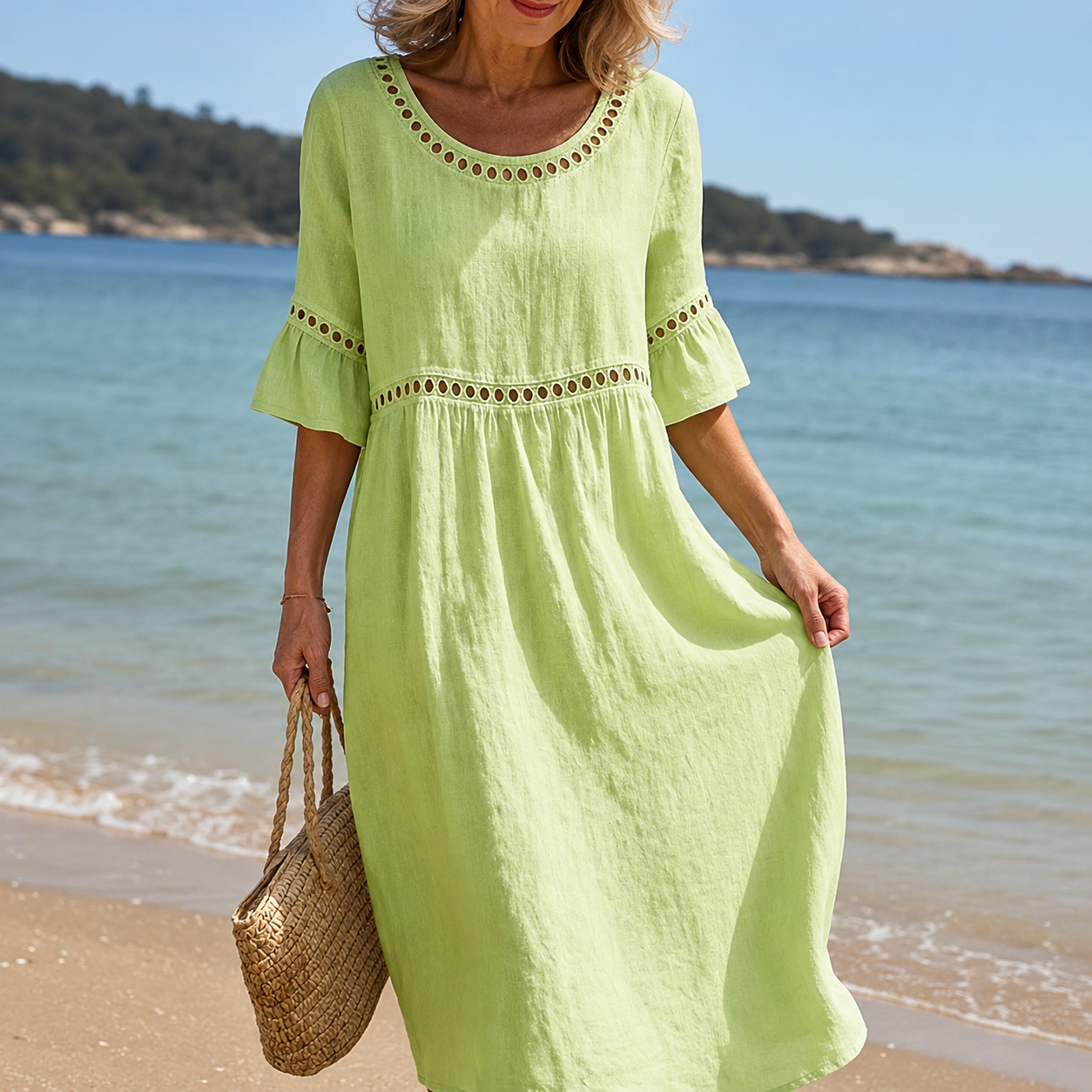 Vivienne Linen Maxi Dress