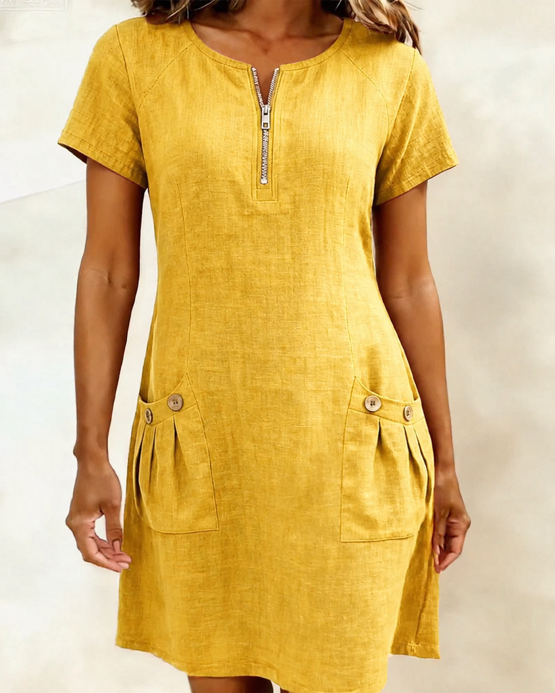 Elise Linen Dress
