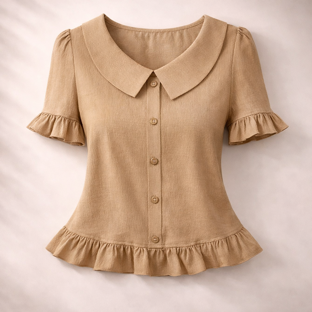 Sienna Collar Ruffle Blouse