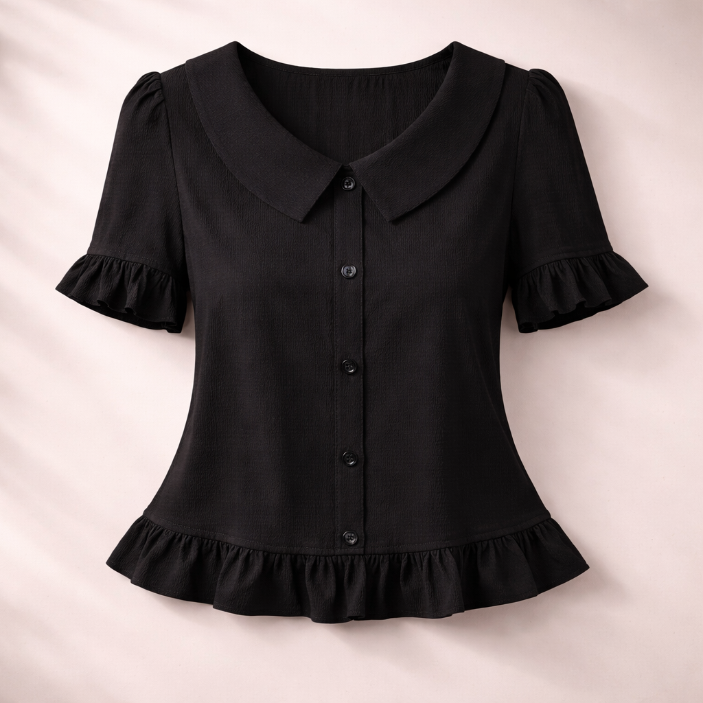 Sienna Collar Ruffle Blouse