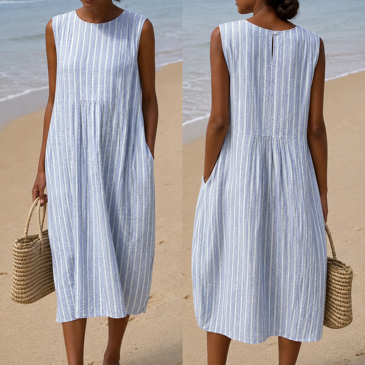 Margot Striped Summer Dress