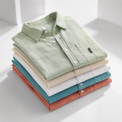 Elio Cotton Linen Shirt