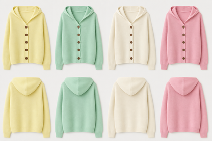 Zulo Cotton Hooded Cardigan
