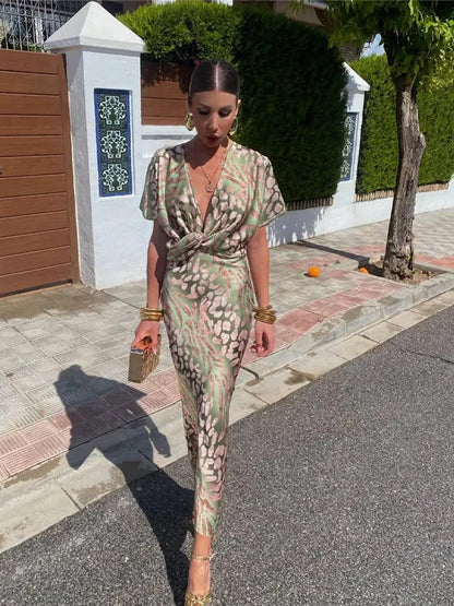 Saoirse Copper Midi Dress