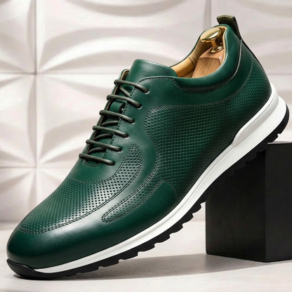 Lussu Cowhide Leather Sneakers