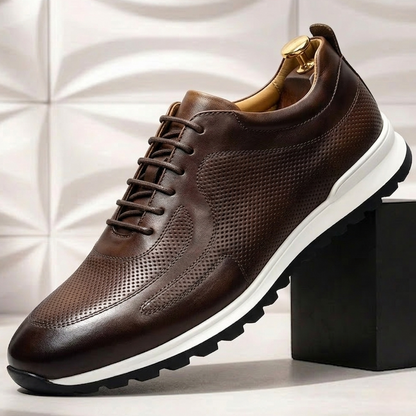Lussu Cowhide Leather Sneakers
